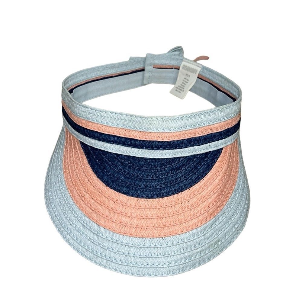 Gymboree Blue Stripe Visor Girls Hat(Size XS/S)